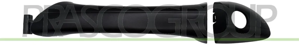 Poignée de porte robuste ME3248002 pour Mercedes W169 finition noire