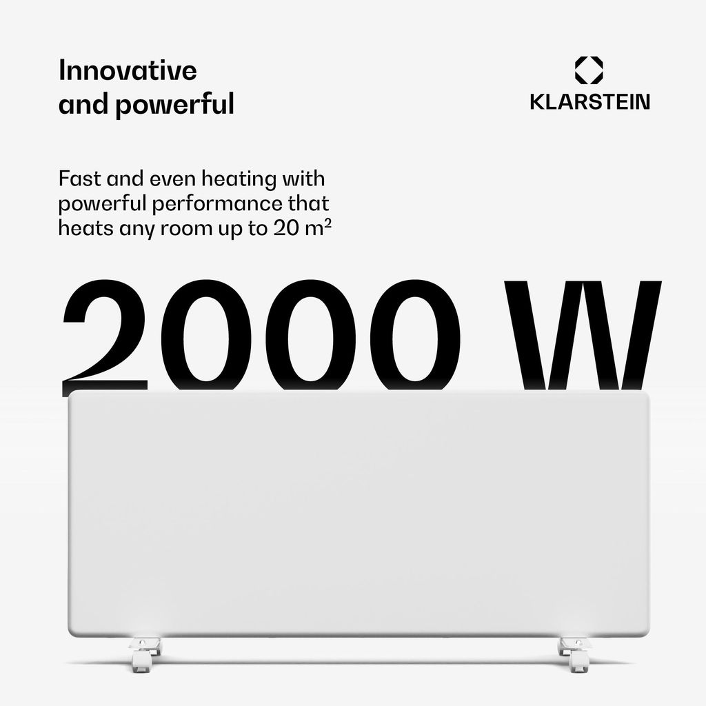 Blumfeldt ThermaTouch konvektor - 2 000W elektrické topné Obrázek produktu 