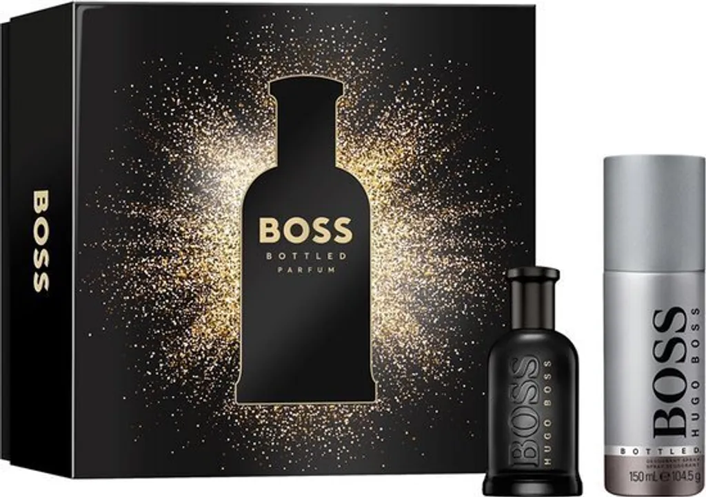 Hugo Boss Bottled Parfum Set: Profumo 50ml + Deodorante 150ml | Prezzi Outlet