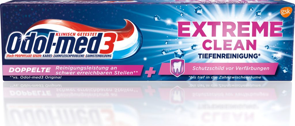 Odol Extreme Clean Tiefenreinigung 75ml Tube Produktbild 