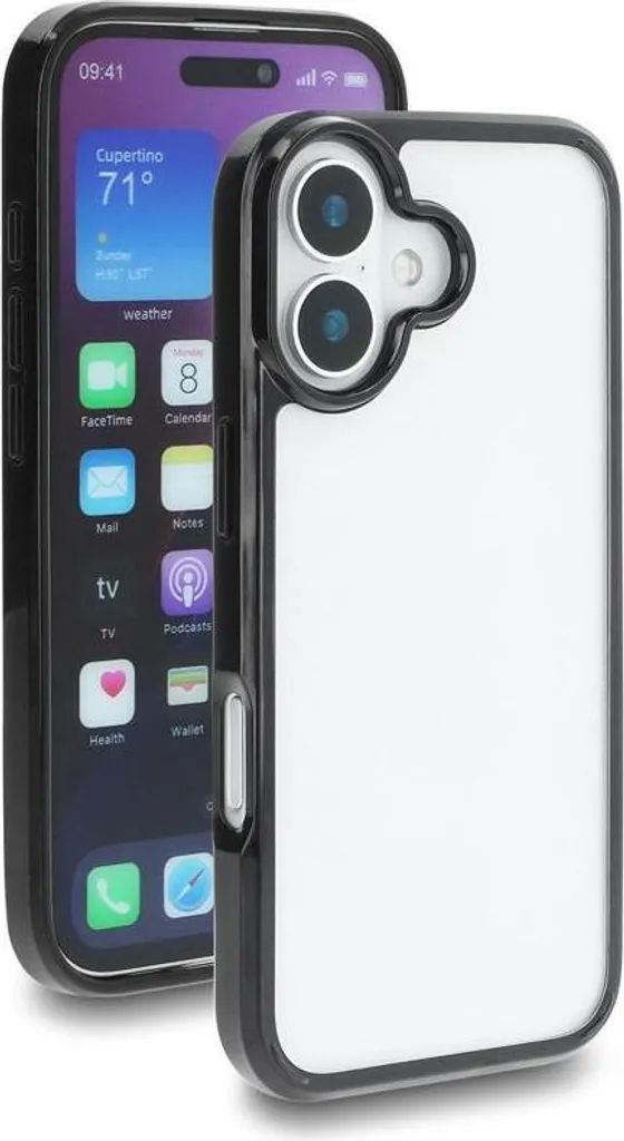 Housse iPhone 17 pour usage quotidien protection arrière transparente