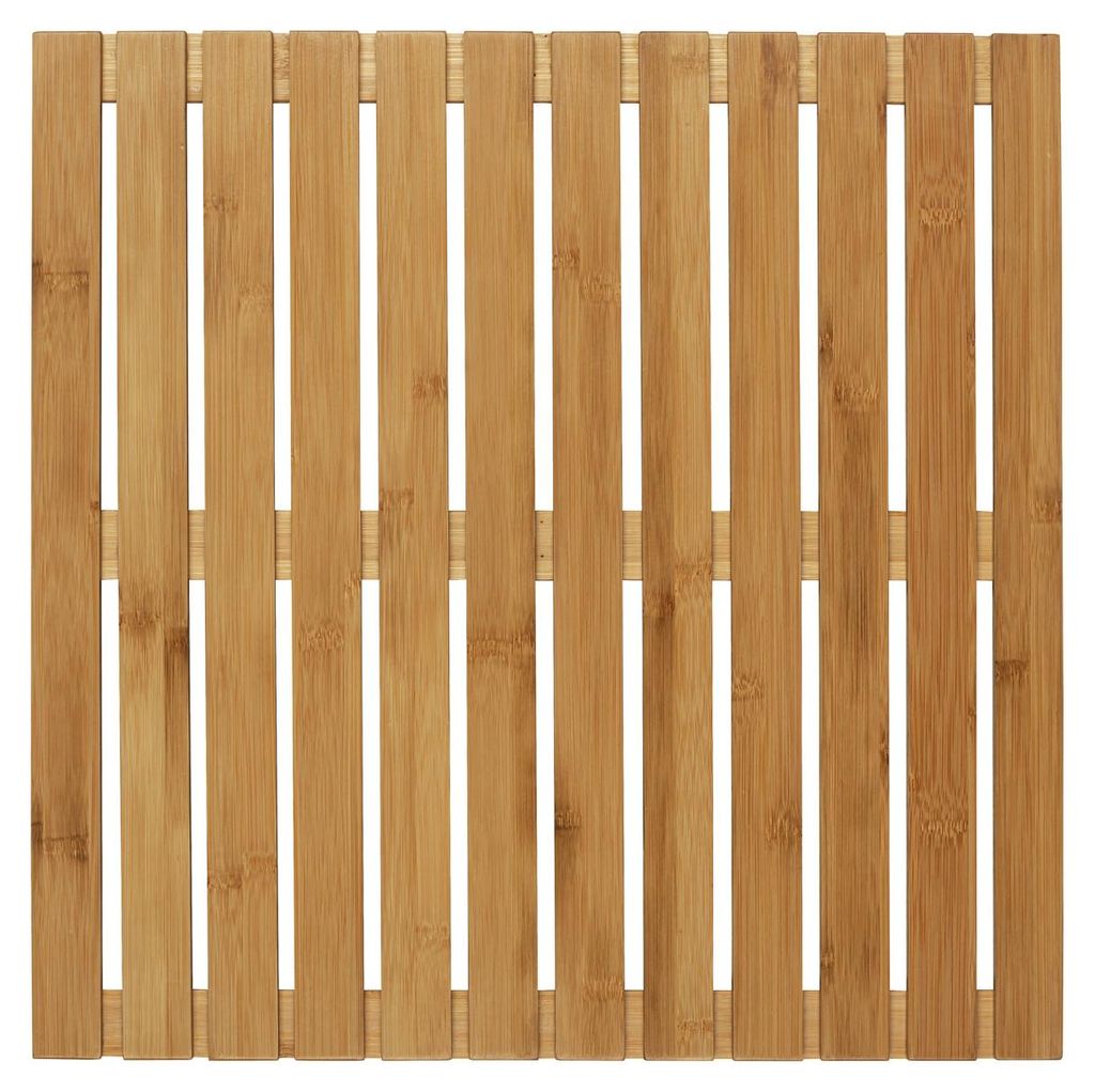 WENKO Baderost Indoor Outdoor Bambus Vorleger 50x50 cm Matt Zdjęcie produktu 