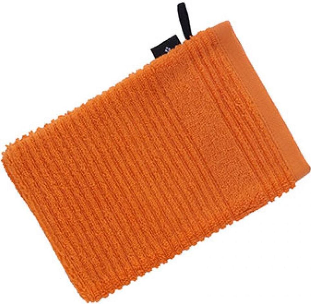 Vossen 119201 | Tomorrow Waschhandschuh - Farbe: Electric Orange - Größe: 22 x 16 cm