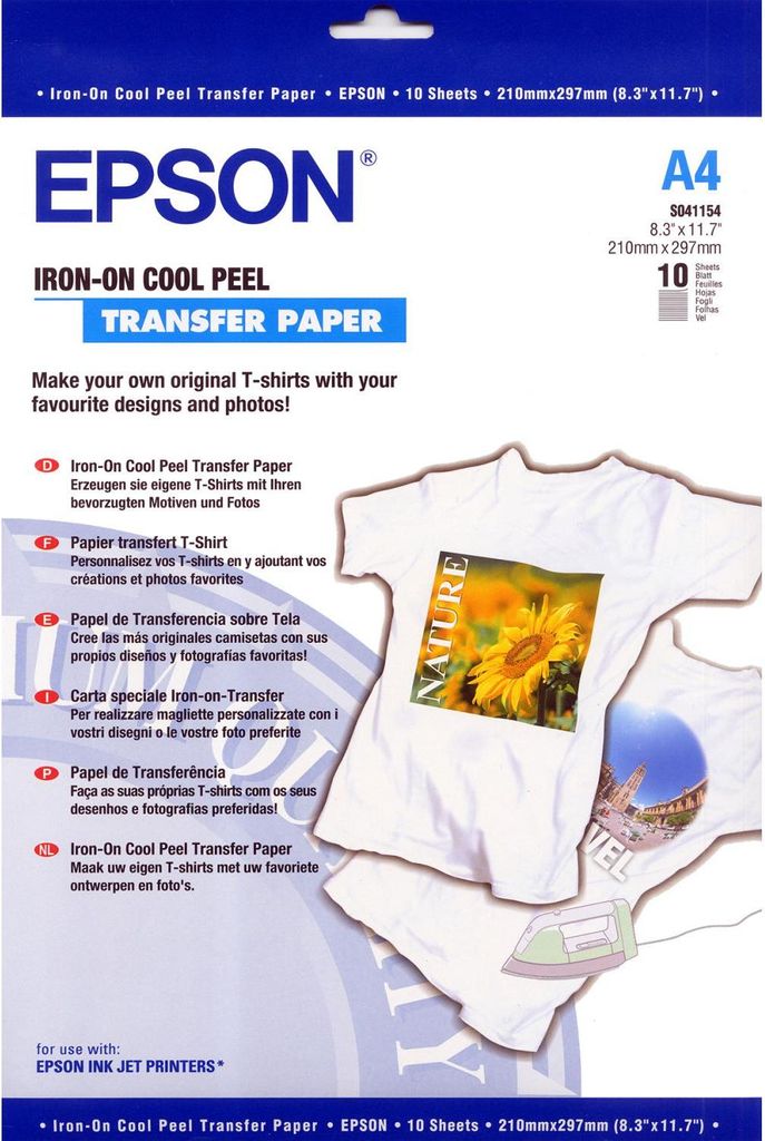 EPSON A4, Iron on Transfer Film (10ks) Image du produit 