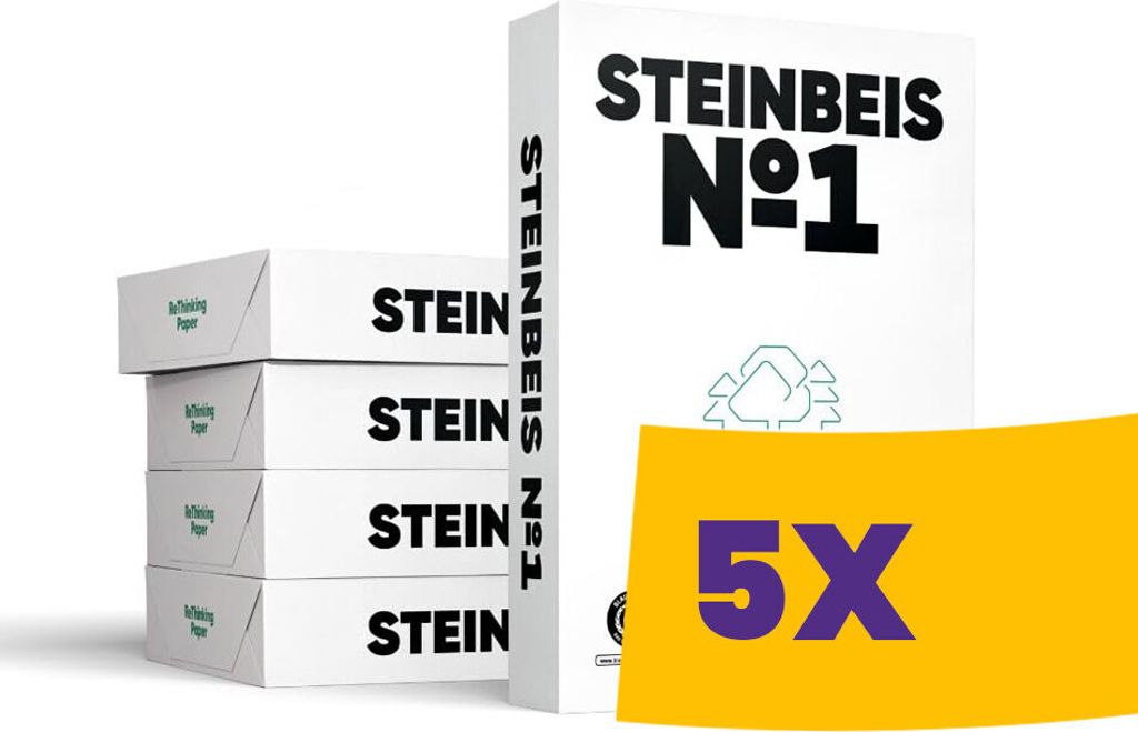 Steinbeis No.1 recyklovaný kopírovací papier A/4 80gr 500 Obrázok produktu 1