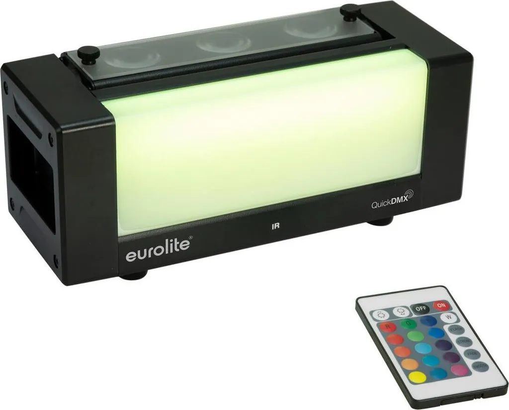 Évitez les Câbles avec la Barre LED Eurolite AKKU Bar-3 Glow QCL Flex DMX