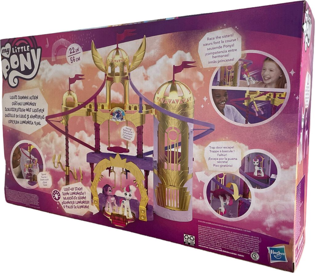 My Little Pony Schloss Traumschloss 56cm mit Figuren und Licht Hasbro F2035