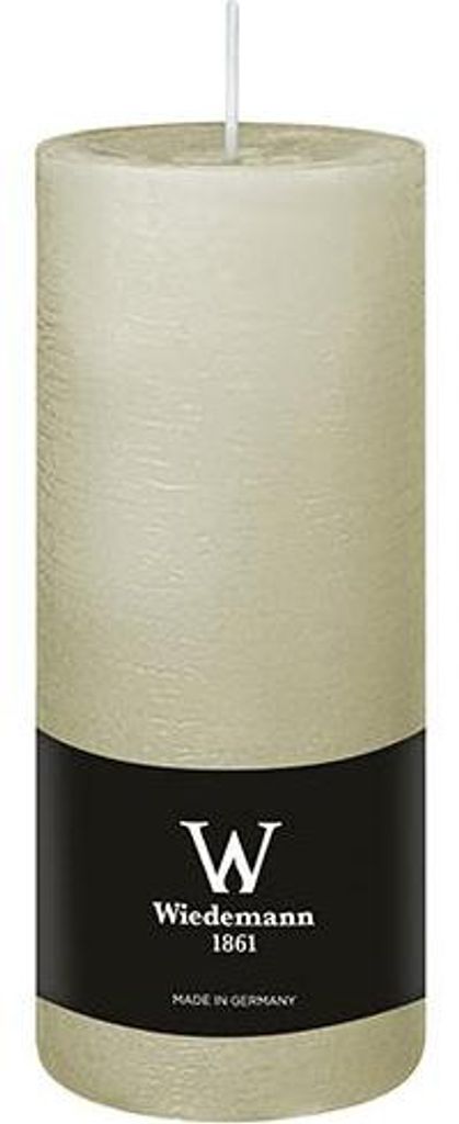 INNA-GLAS Blockkerze AURORA, elfenbein, 16cm, Ø6,8cm, 66h - Germany - Stumpenkerze