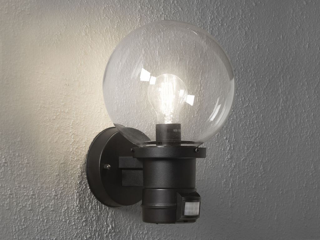 Konstsmide Nemi Move Kunststoff, schwarz, klares Glas Produktbild 