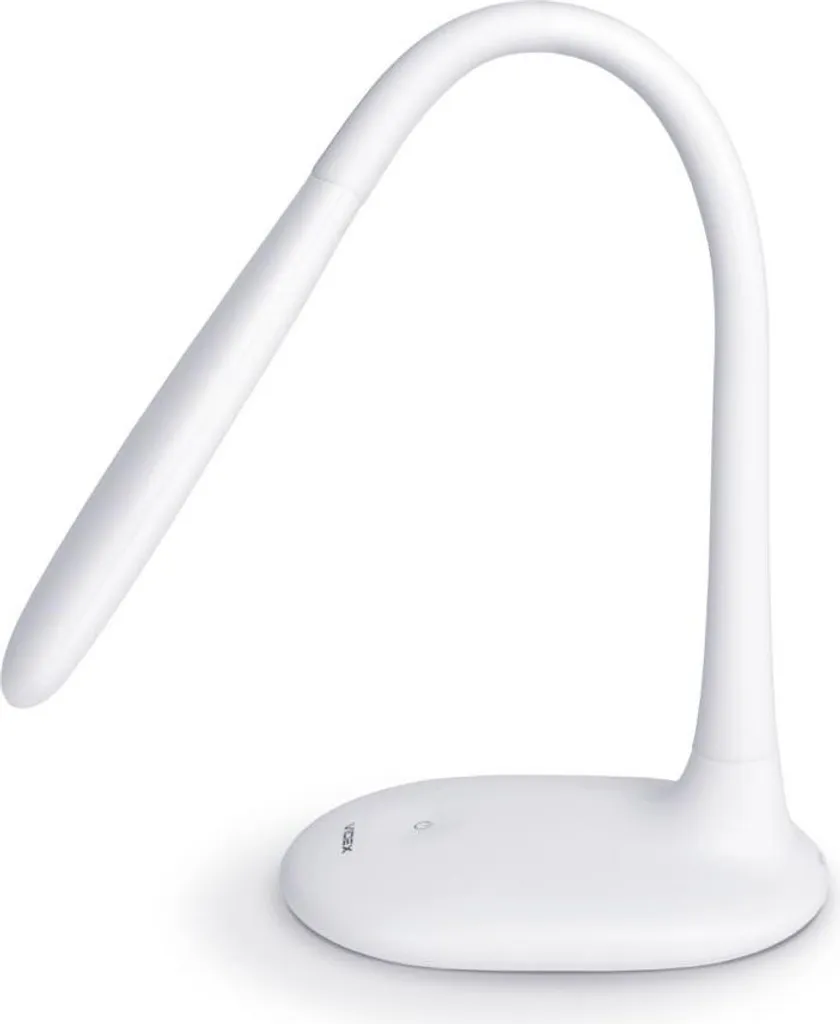Lampe de bureau LED 5,5W Videx blanc à intensité variable et flexible