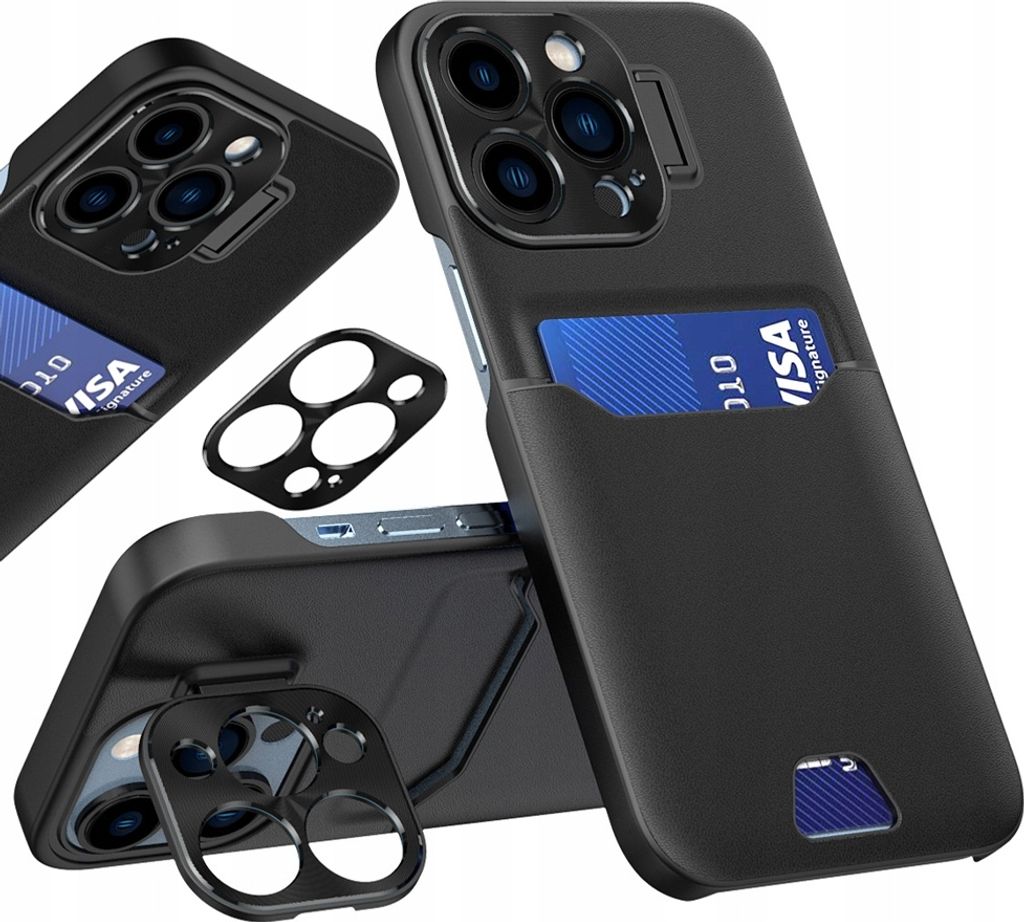 Kožené puzdro so stojanom Kryty na batoh pre Iphone 14 Obrázok produktu 