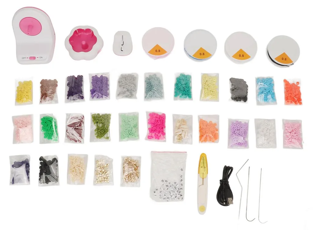 Tourneur de perles électrique professionnel pour bijoux et bracelets DIY