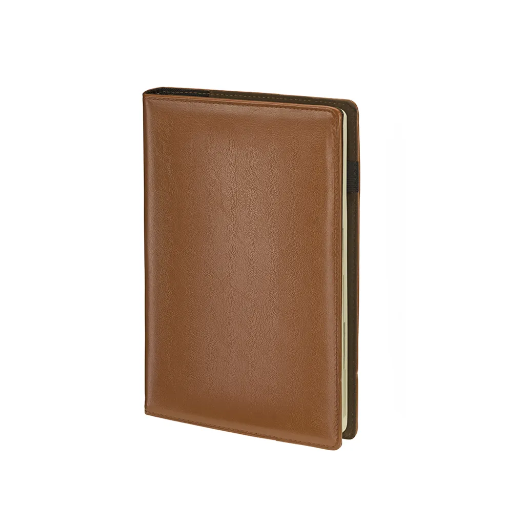 Calendrier B6 marron avec insert 38B idéal pour l'organisation pro