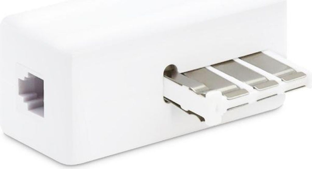 RJ11 METRONIC weißer Stecker (männlich/weiblich)
