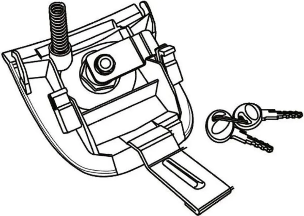 Serratura Bauletto SHAD SH37 Kit Ricambio D1B37MAR - Prezzo Shock