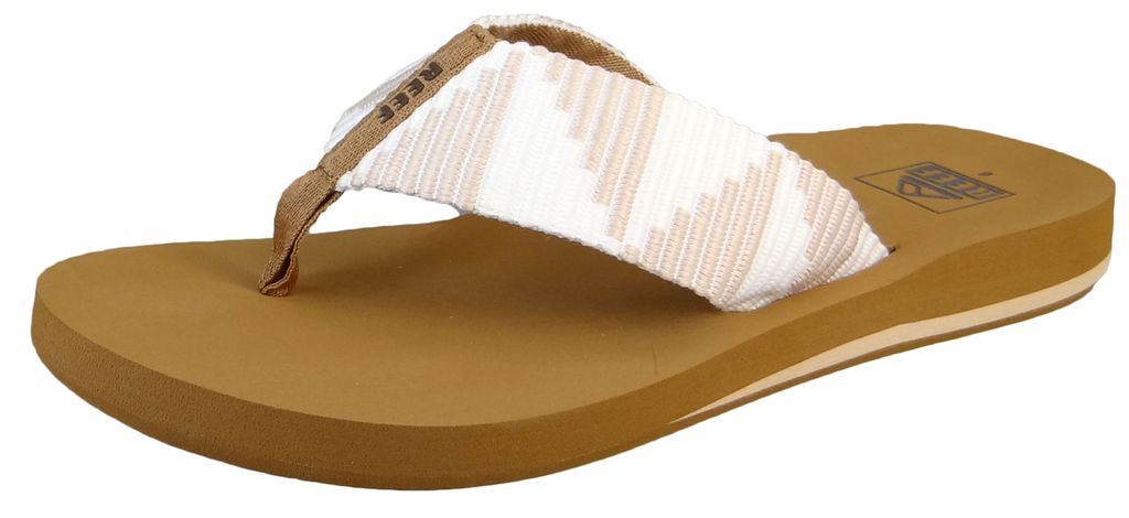 Reef Spring Woven Zehentrenner für Damen, Farbe:Braun, Produktbild 