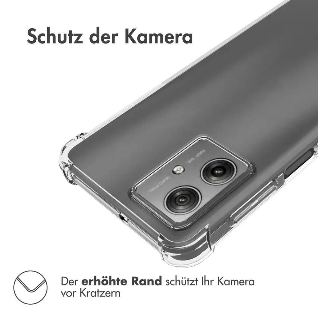 Custodia Motorola Moto G54 Trasparente imoshion - Minimalismo Antiurto