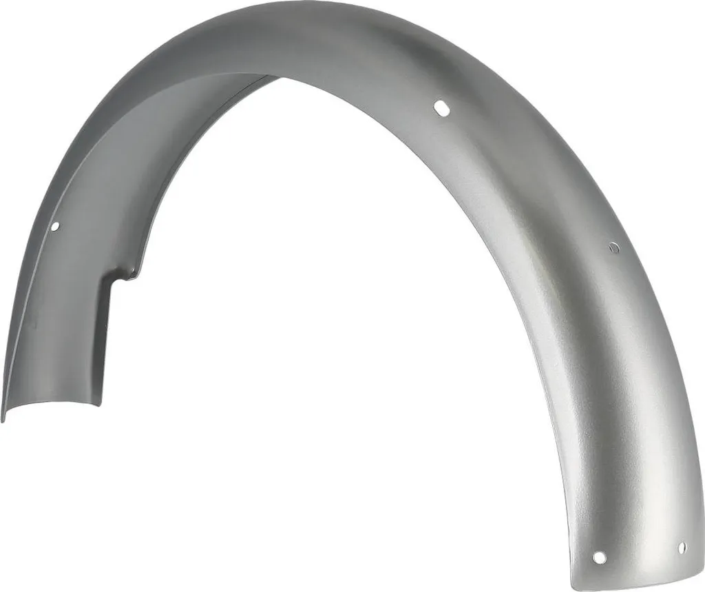 Garde-boue arrière argenté poudré ultra résistant pour Simson S50 S51