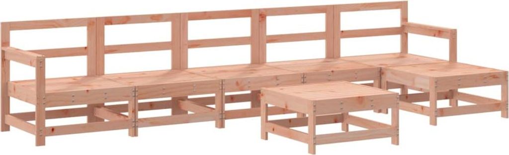 vidaXL 7-tlg. Garten-Lounge-Set Massivholz Douglasie Produktbild 
