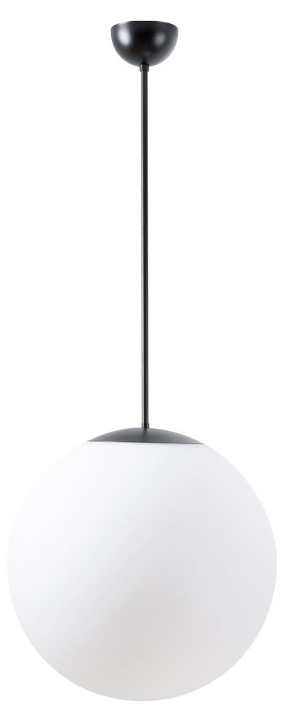 OSMONT ADR61291 ADRIA P3 Hängeleuchte aus Glas, schwarz/weiß, Schutzart IP40, 3000 K, 27 W LED, DALI