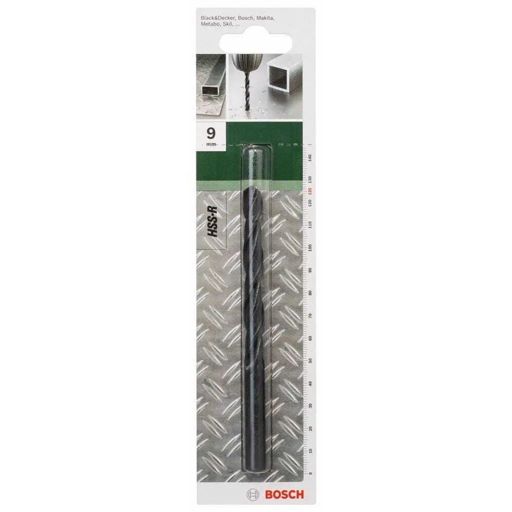 Trapano per metallo Bosch HSS-R DIN 338 9,0x81x125 2609255019
