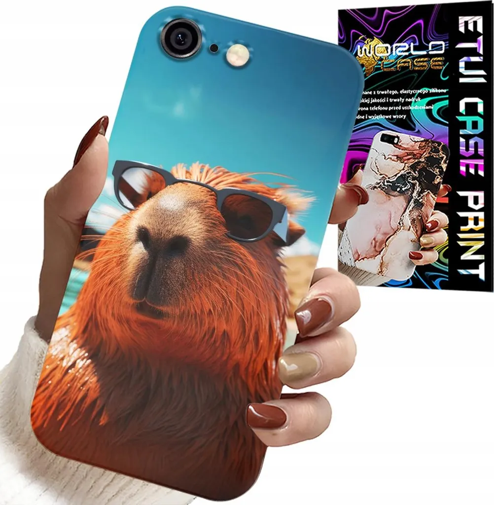 Custodia iPhone 6 Plus Capibara | TPU Premium + Vetro 9H Bundle