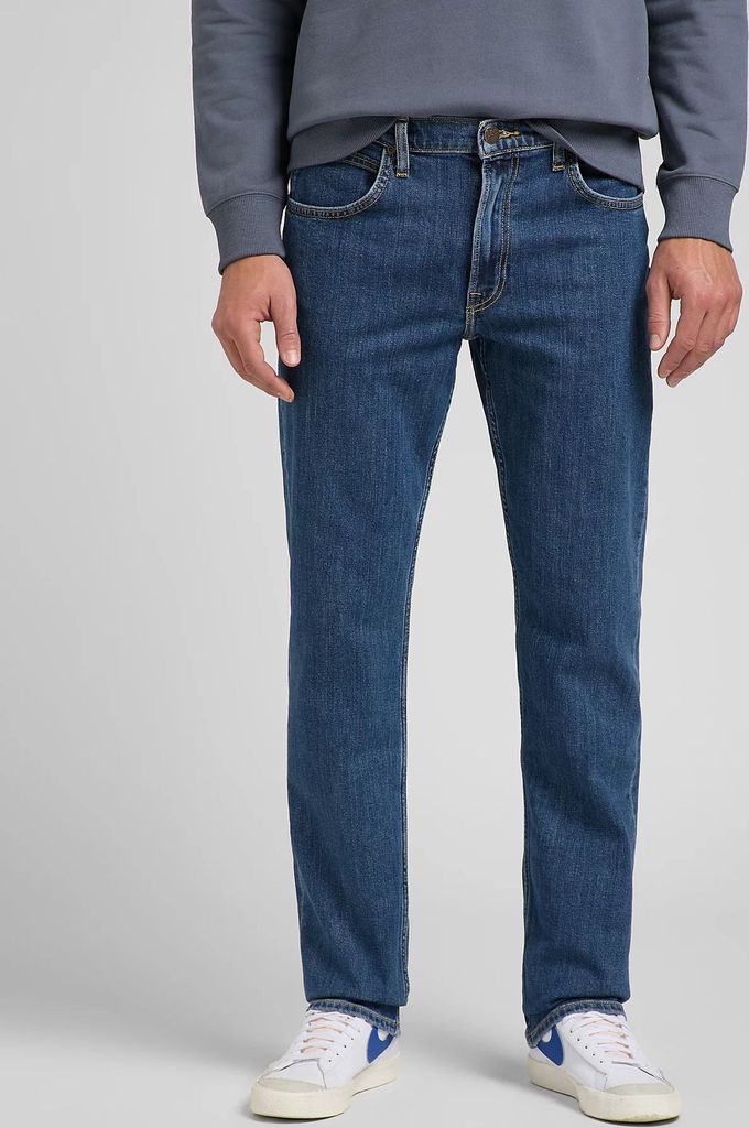 Lee Brooklyn Straight Mid Stonewash 112144036 W31 L32