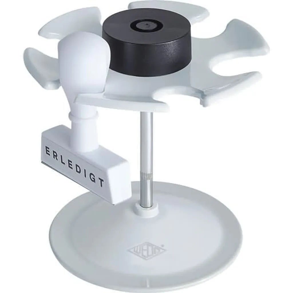 Carrousel pour tampons rotatif WEDO 6 places gris pour secrétariat