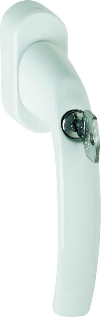 Klamka okienna Atlanta 0530S/US952 aluminium F9016/biała Zdjęcie produktu 