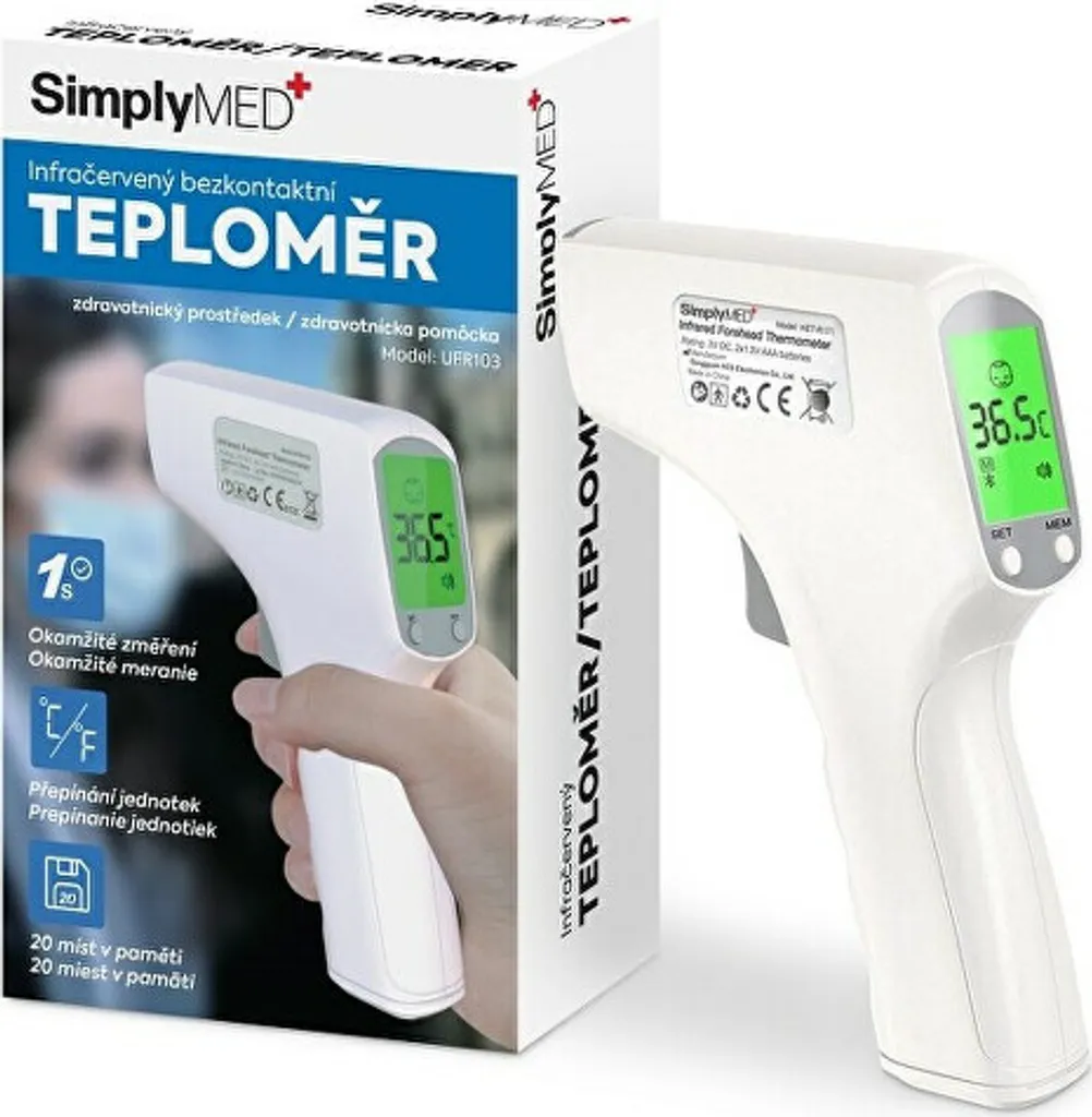 Thermomètre frontal infrarouge électronique médical haute précision UFR103