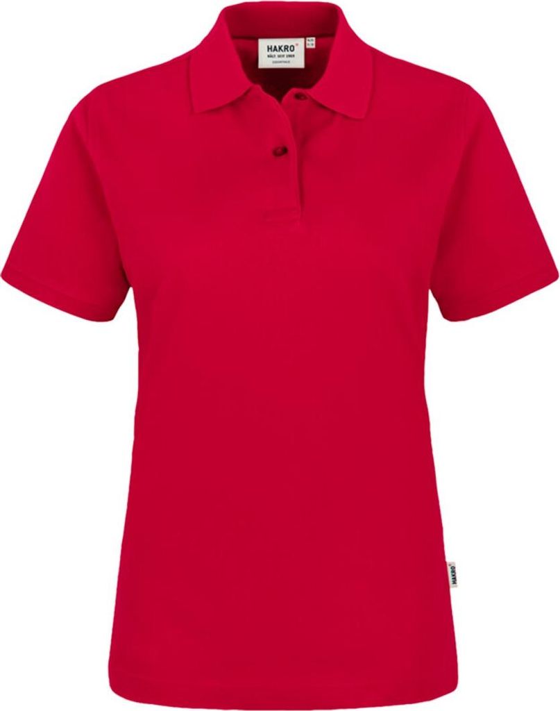 HAKRO Damen Poloshirt Top 224, rot, 6XL