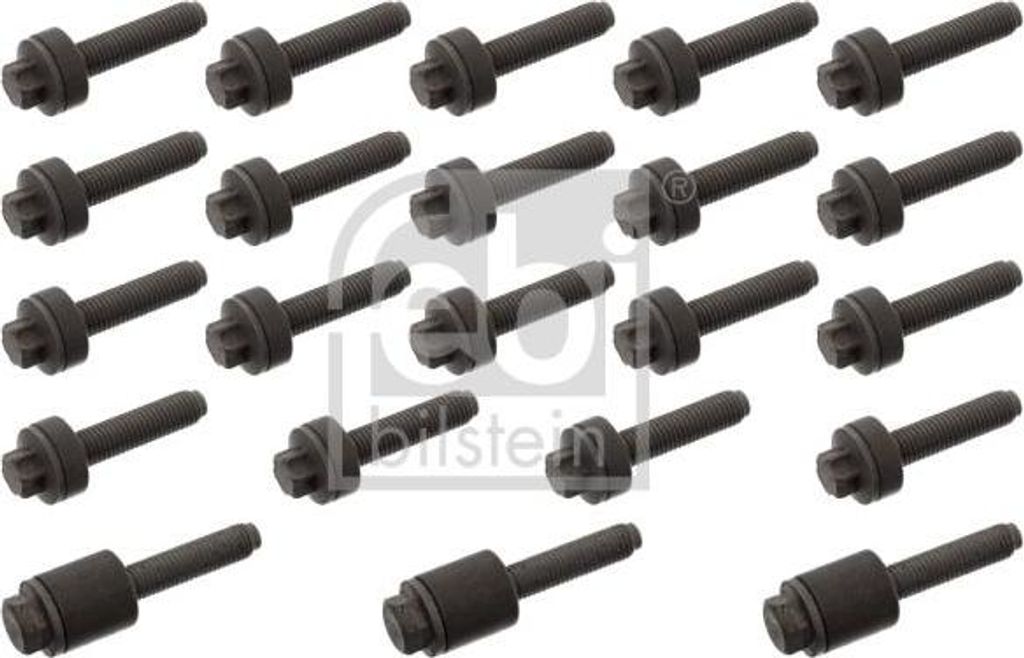 FEBI BILSTEIN 49851 Schraubensatz, Ventildeckel OE 11120392548 kompatibel mit Focus, Z4er E85, Z4er E86, 7er E65, 6er E64, 6er E63, 5er E61, 5er E6...