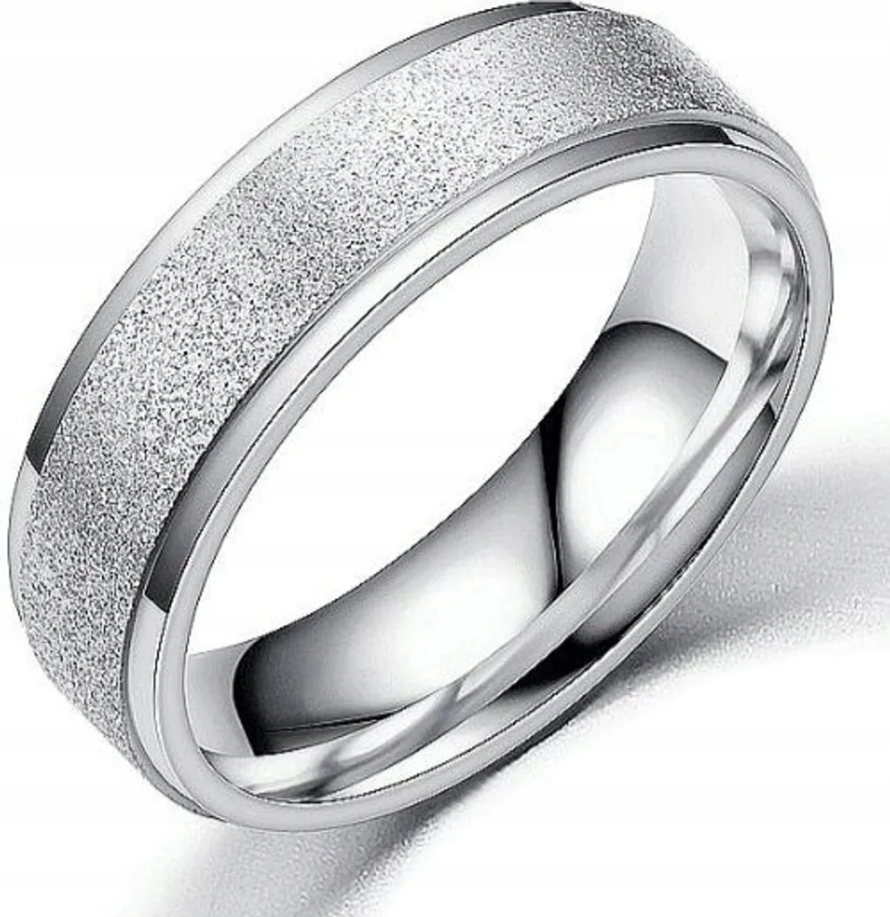 Anello Nuziale SRBERNY Acciaio Inox 316L r.22 - Eleganza senza Tempo