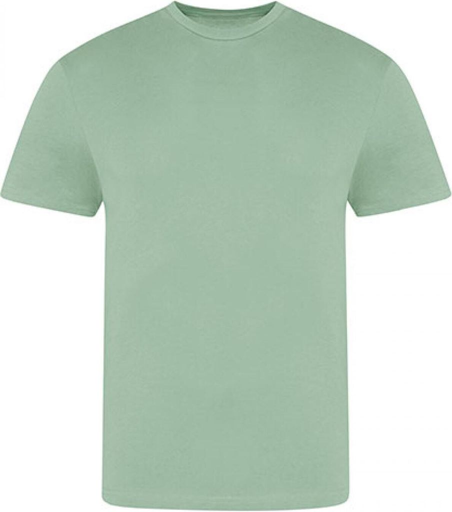 Just Ts JT100 | Herren Shirt The 100 T, Gekämmte, ringgesponnene Baumwolle - Farbe: Dusty Green - Größe: L