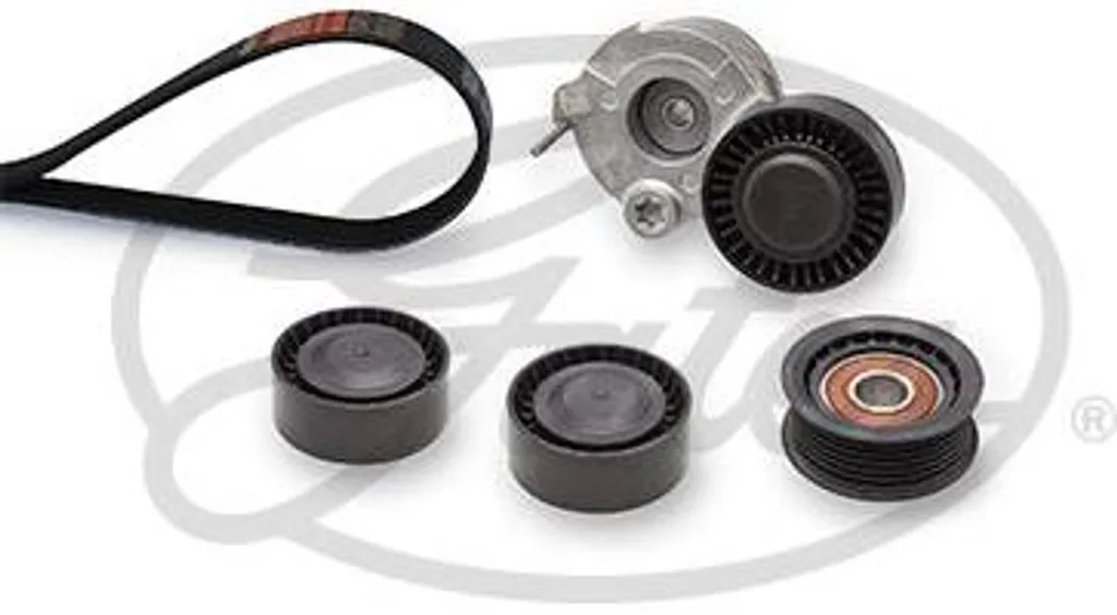 Kit de courroies accessoires Gates K056PK2520 pour Touareg et Panamera