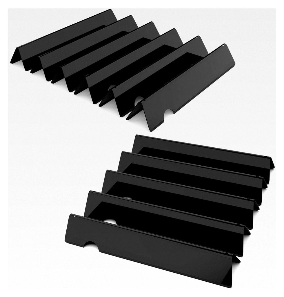 Flavorizer Bars für Weber Genesis II 600 Serie E-610 S-610 LX E-640 S-640 Gasgrills, 11 Stück Heizplatten Ersatz