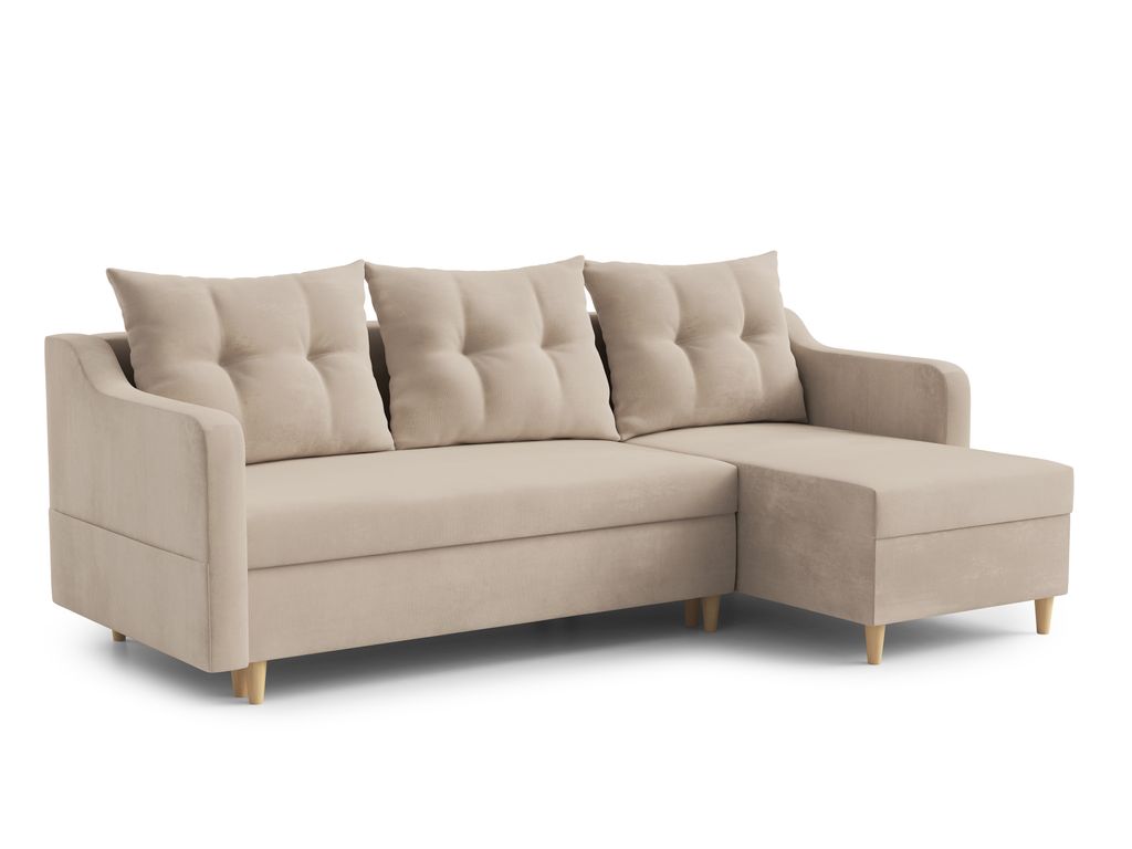 AX LIVING Eckcouch mit Bettfunktion Balerno 224 cm – Produktbild 