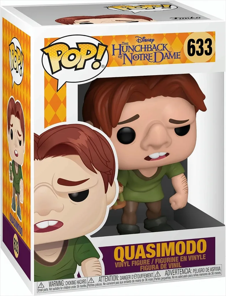 Figurine Quasimodo Disney #633 Funko Pop! Authentique pour Fans de Pop