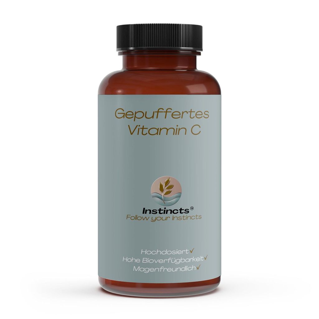 Instincts, Gepuffertes Vitamin C 500mg - 360 Kapseln, Hochdosiert