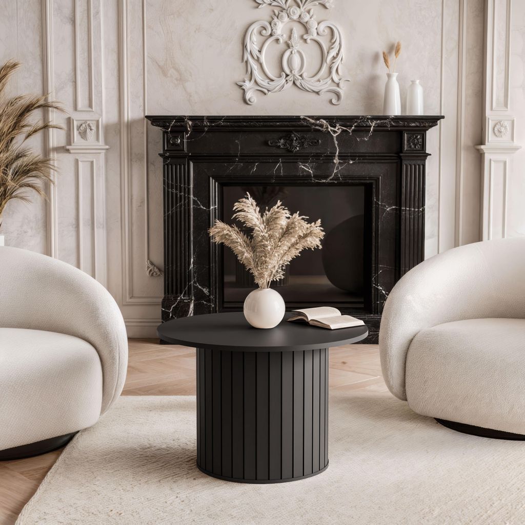 Couchtisch ELODIE 70 cm schwarz
