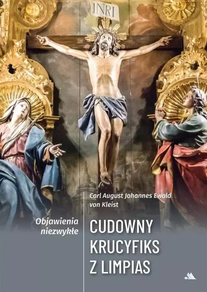 Crucifix de Limpias avec Christ à l'agonie aux yeux de verre