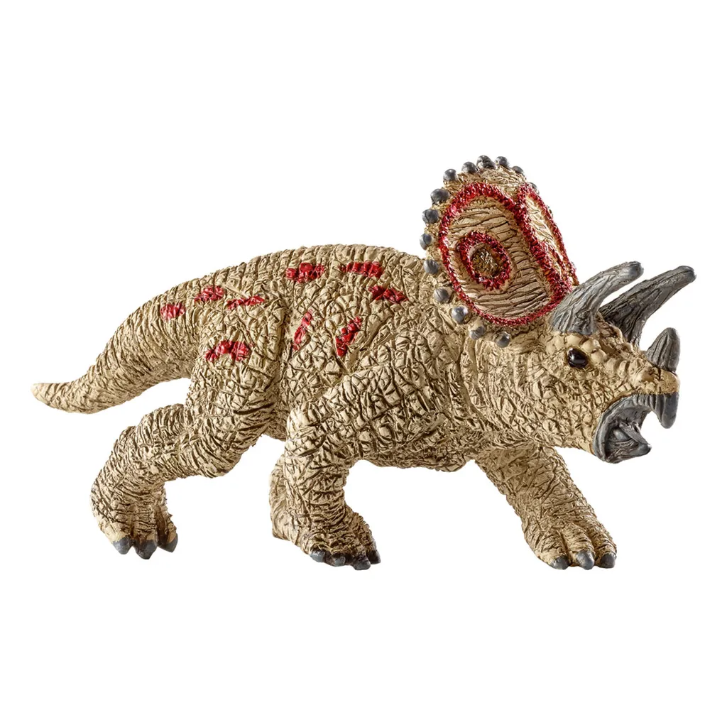 Triceratops Schleich 14534 Petit Dinosaure Peint à la Main Ultra Détail