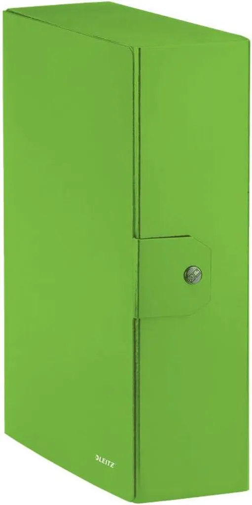Carton d'archives Leitz WOW Vert - Boîte de Rangement A4 Dos 100mm