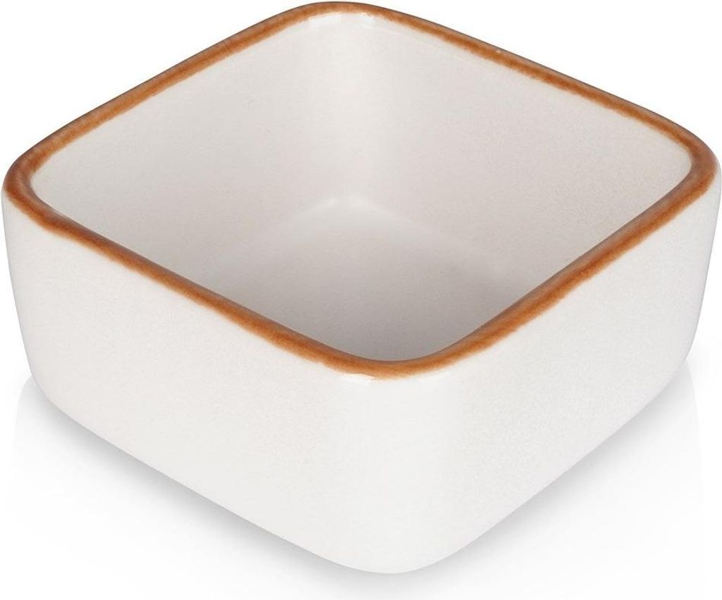 Weiße Steinzeug-Auflaufform 85 ml für Backofen, Spülmaschine, Mikrowelle