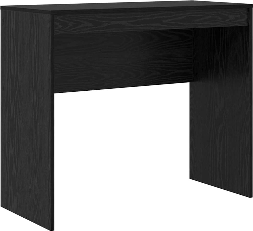 Schreibtisch Schwarz Eichen-Optik 90 x 40 x 76 cm