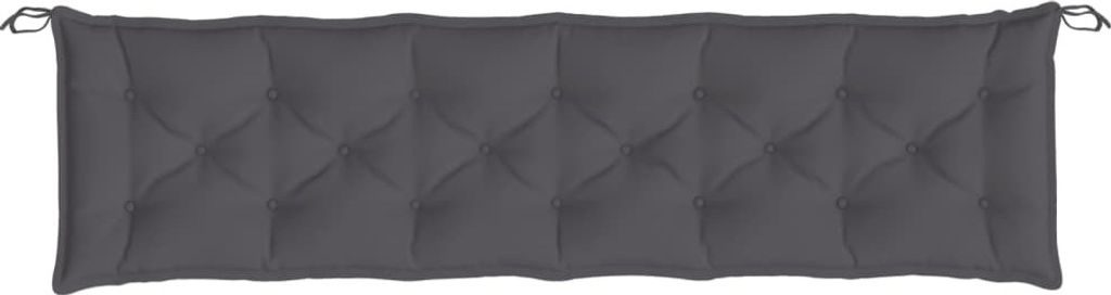 vidaXL Gartenbank-Auflagen 2 Stk. Anthrazit 200x50x7 cm Produktbild 5