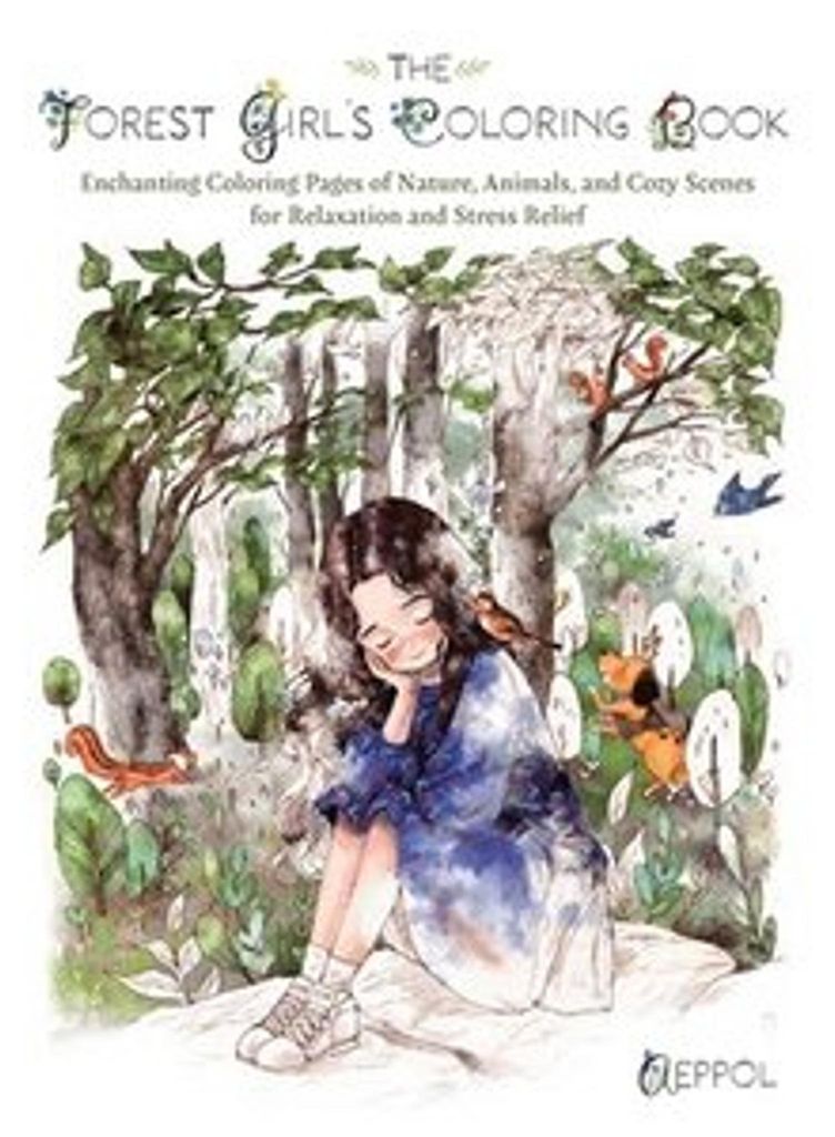 The Forest Girl's Coloring Book