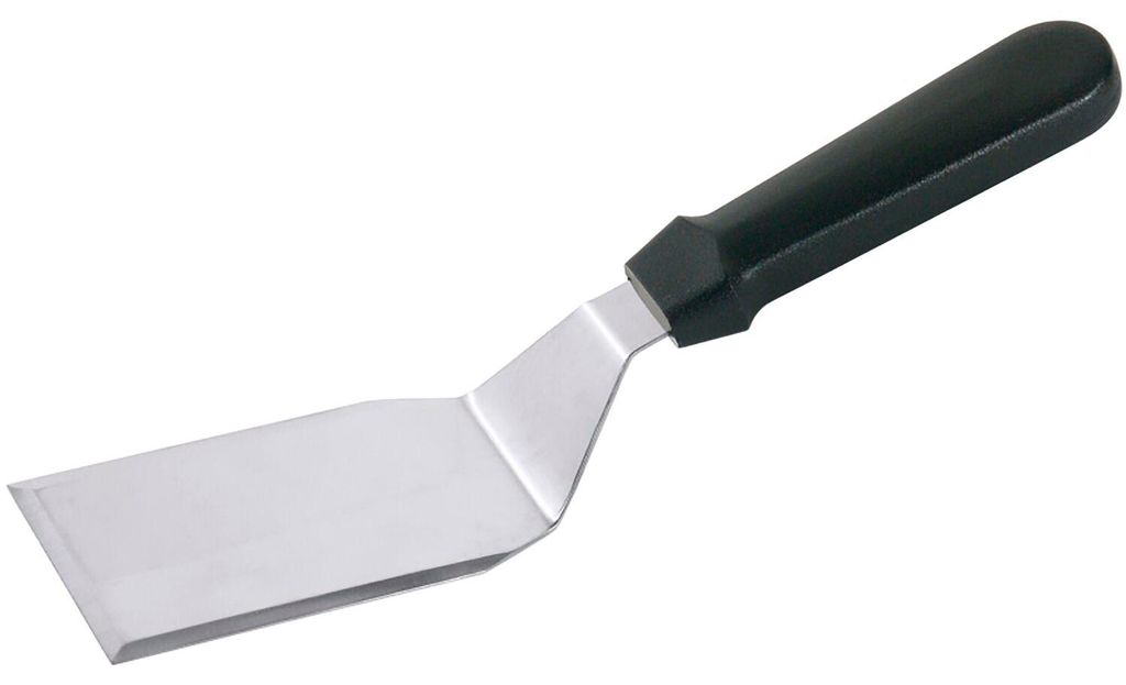 Bratenspachtel, Bratenwender, Edelstahl mit Kunststoffgriff, 30cm Länge