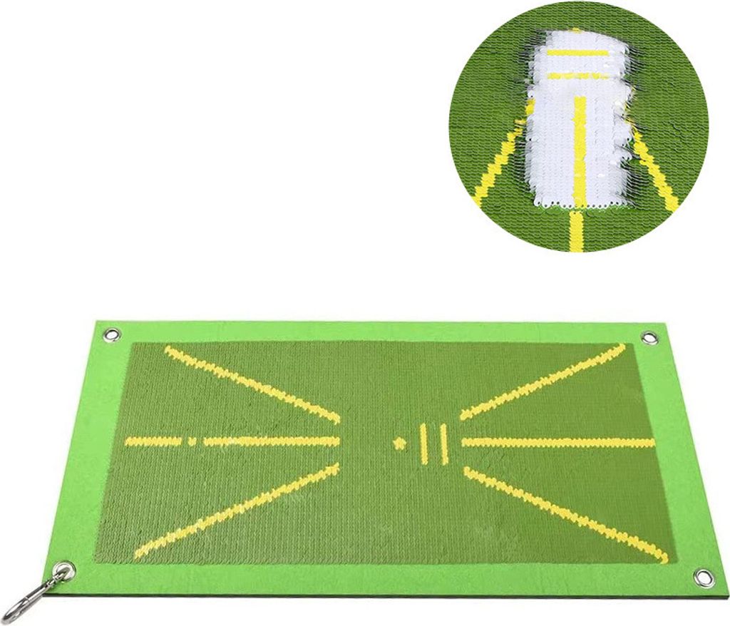 INF Golf-Trainingsmatte / Golfschwung-Übungsmatte 25x50 cm