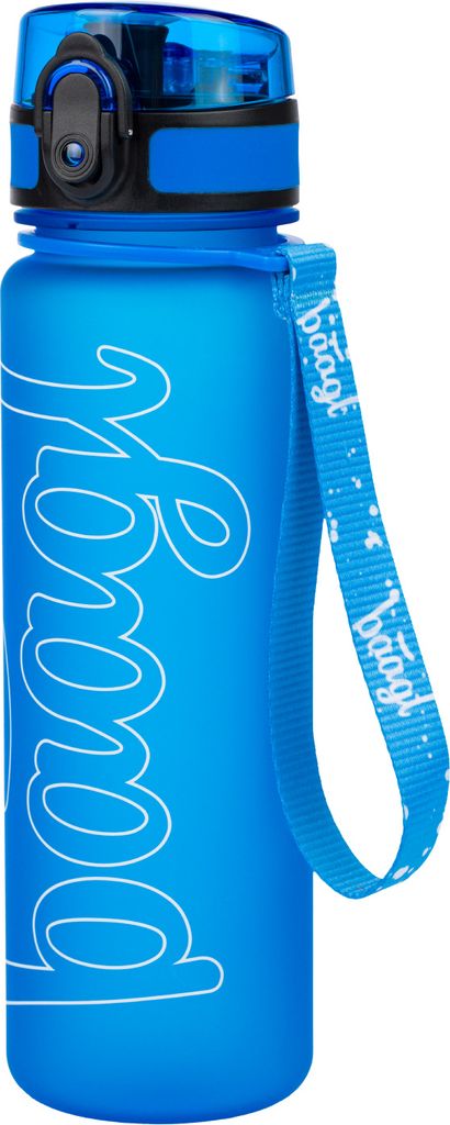 Tritan Trinkflasche Logo Blau Produktbild 
